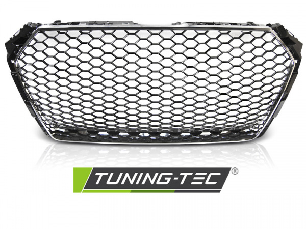 Upgrade Sportgrill / Kühlergrill für Audi A4 B9 (8W) 15-19 chrom in Wabendesign